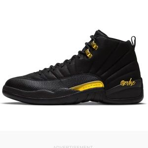 AIR JORDAN 12 BLACK AND GOLD